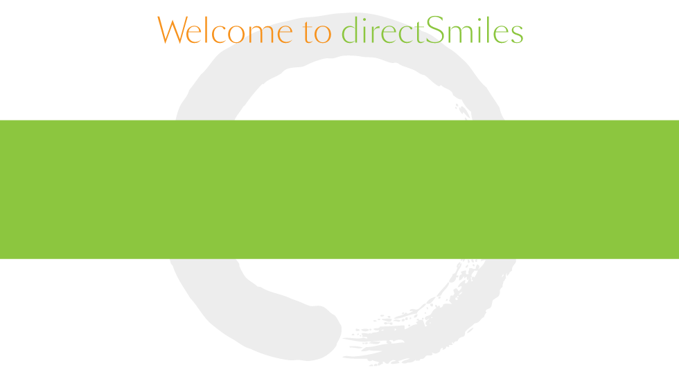 directSmiles Welcome Screen